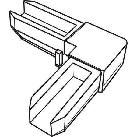 STRYBUC Corner Key Plastic White 90M-437